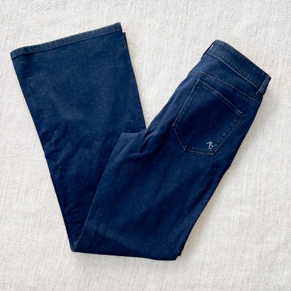 MODCLOTH Dark Denim Wide Cut Jeans